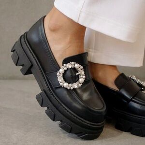 Aloha Trailblazer Crystal Black Loafer